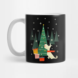 Festive cute dog Mug